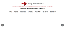 Tablet Screenshot of biosiginstruments.com